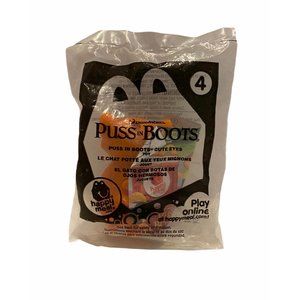 McDonald’s 2011 Dreamworks Puss in Boots Cute Eyes Toy #4 Happy Meal Toy